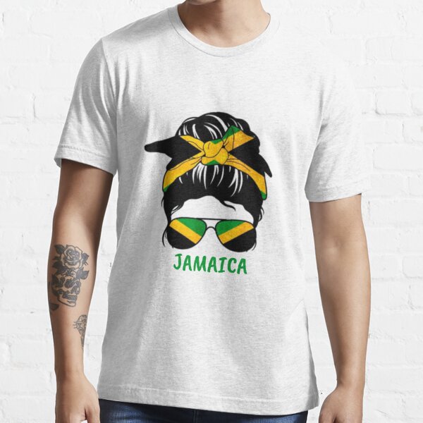 Jamaican Girl Jamaica Messy Bun Jamaica Woman Flag T Shirt For Sale By Gowalker Redbubble 7057