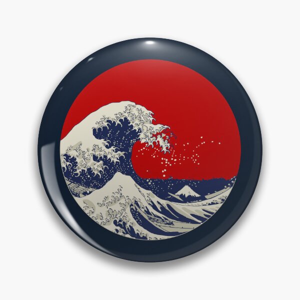 Item preview, The great wave off Kanagawa, Mount Fuji, Japan sun, symbol designed and sold by boom-art.