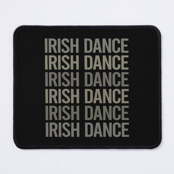 Item preview, Gray Text Art Irish Dance Dancing Dancer designed and sold by TartSpiderWeb.