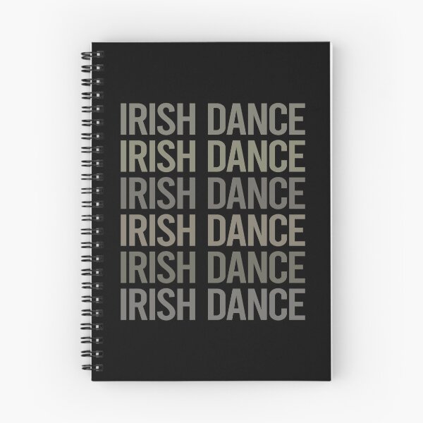Item preview, Gray Text Art Irish Dance Dancing Dancer designed and sold by TartSpiderWeb.