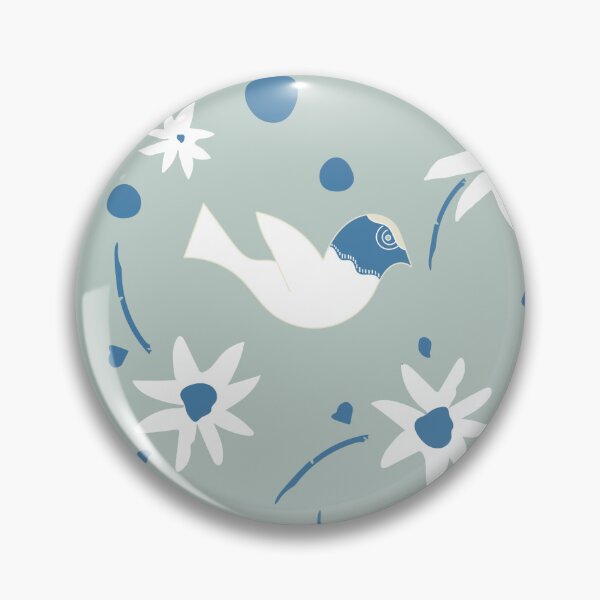 Item preview, Bird And Flower Pattern by SalsySafrano. designed and sold by SalsySafrano.