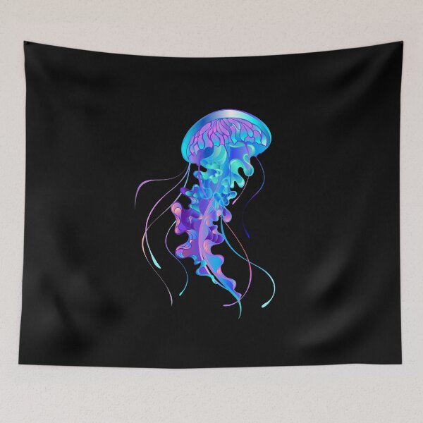 Item preview, Blue Jellyfish Watercolor designed and sold by The Love Quill.