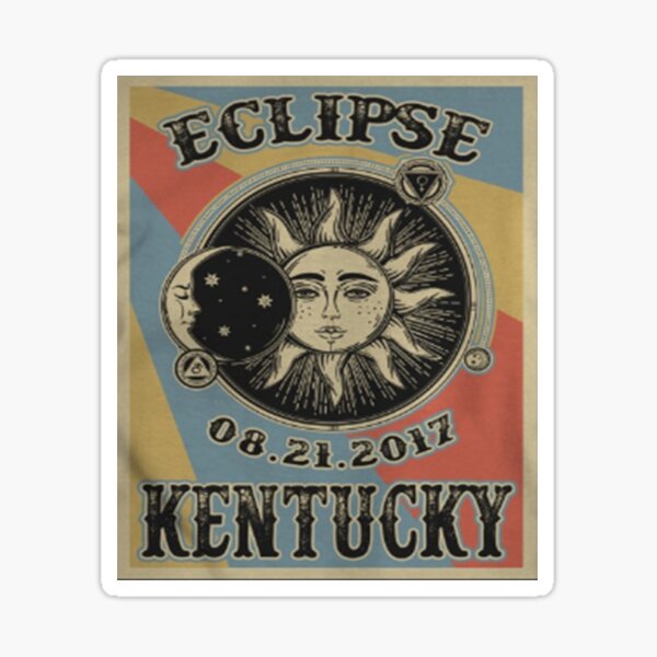 VINTAGE KENTUCKY SOLAR ECLIPSE 2017 SHIRT Sticker