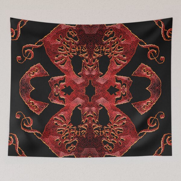 Item preview, HALLOWEEN ABSTRACT FLOWERS ROSES TATTOO SKULL MUSIC POSITIVE DEATH. designed and sold by Ralek.