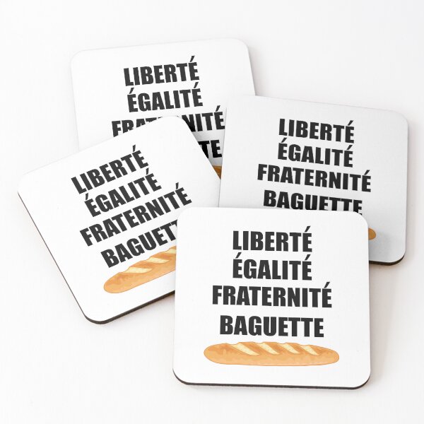 Item preview, Liberte Egalite Fraternite Baguette - France Motto French designed and sold by TravelScientist.