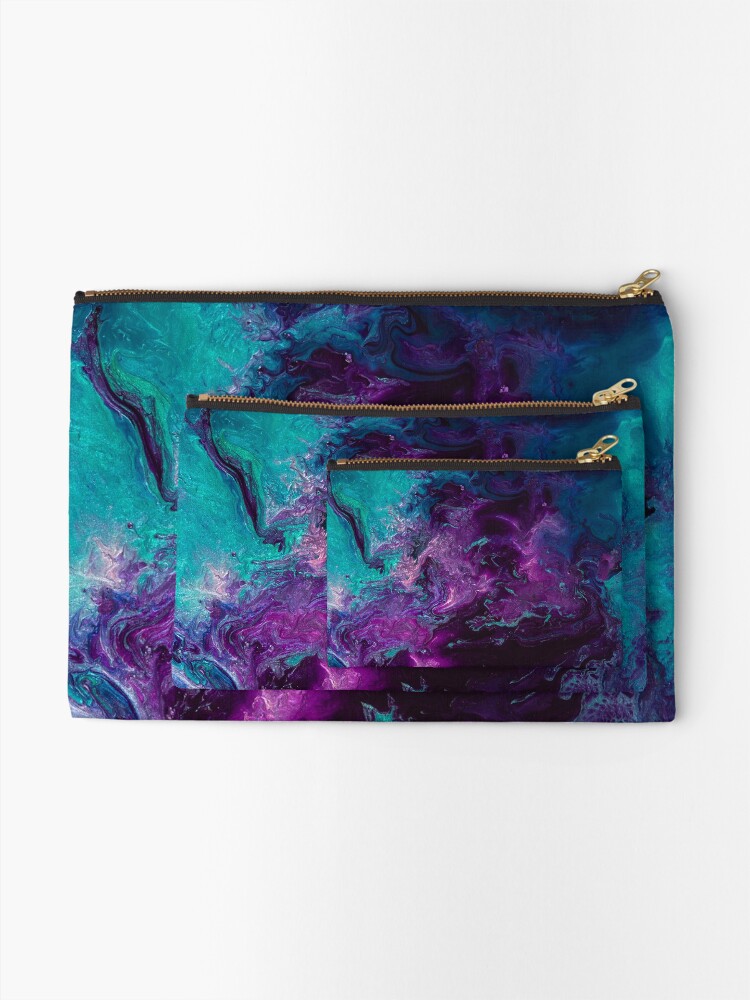 Alternate view of Nebulous Zipper Pouch