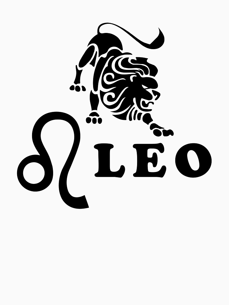 Leo Zodiac Astrological Sign T Shirt For Sale By Simbamerch Redbubble Born Leo Zodiac