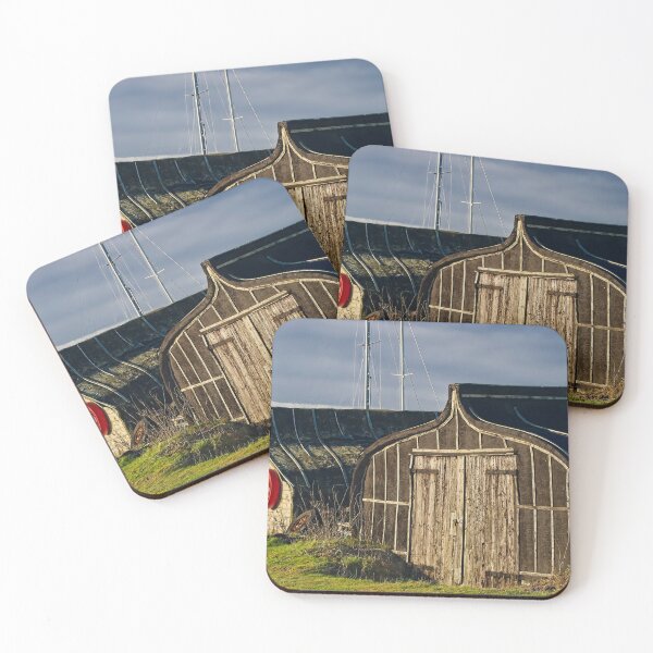 Item preview, Holy Island Boat Sheds Lindisfarne designed and sold by Martyn R Arnold Fine Art Nature & Landscape Photography.