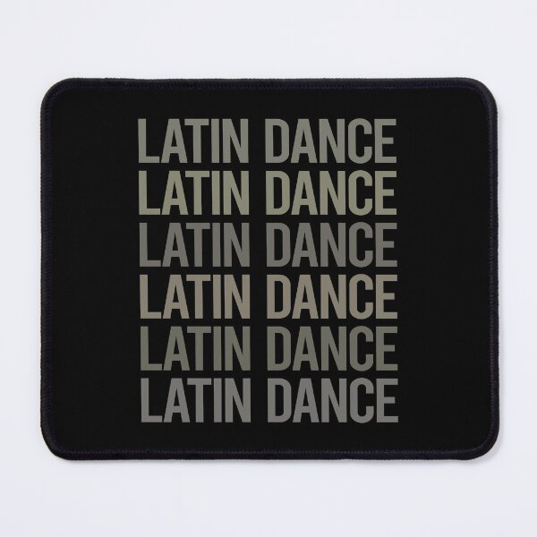 Item preview, Gray Text Art Latin Dance designed and sold by TartSpiderWeb.