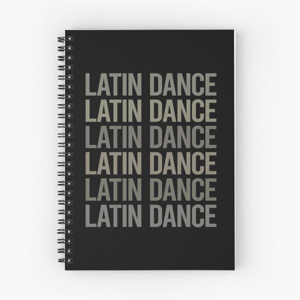 Item preview, Gray Text Art Latin Dance designed and sold by TartSpiderWeb.