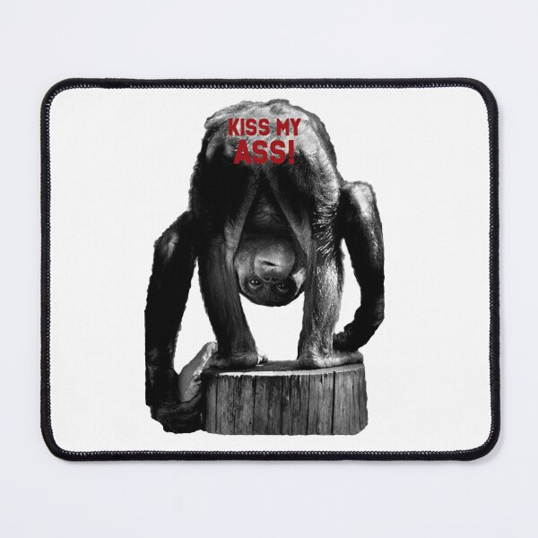 Item preview, Kiss my ass monkey designed and sold by IanBakerToons.