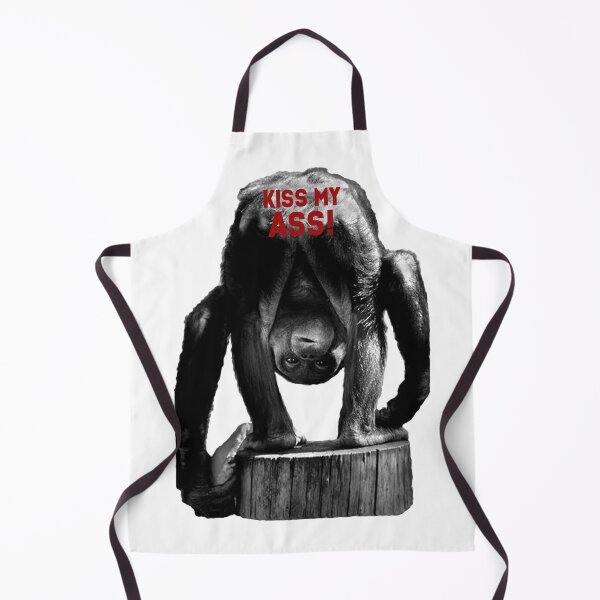 Item preview, Kiss my ass monkey designed and sold by IanBakerToons.