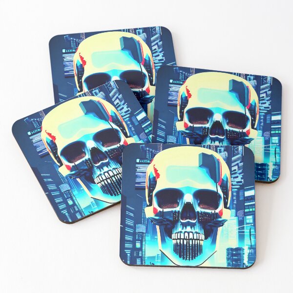 Item preview, Cyberpunk Skull #3 designed and sold by PossibleReality.