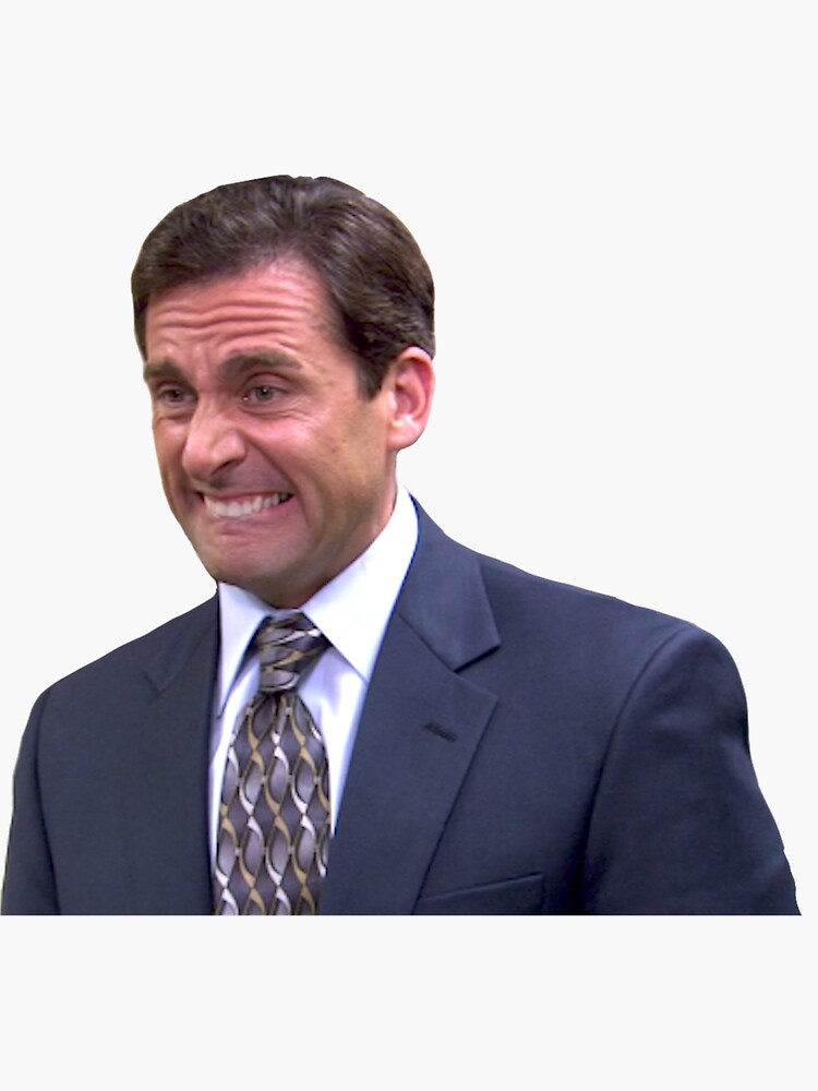 Michael Scott The Office Sticker For Sale By Knowyourrights Redbubble