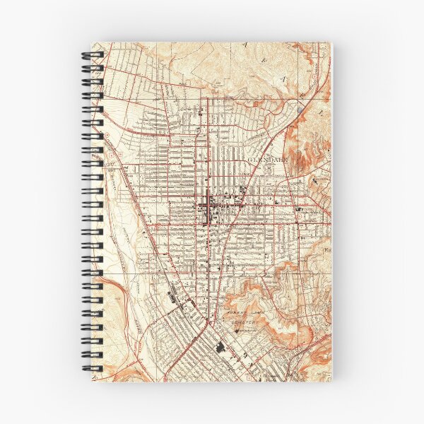 Item preview, Vintage Map of Glendale California (1928) designed and sold by BravuraMedia.