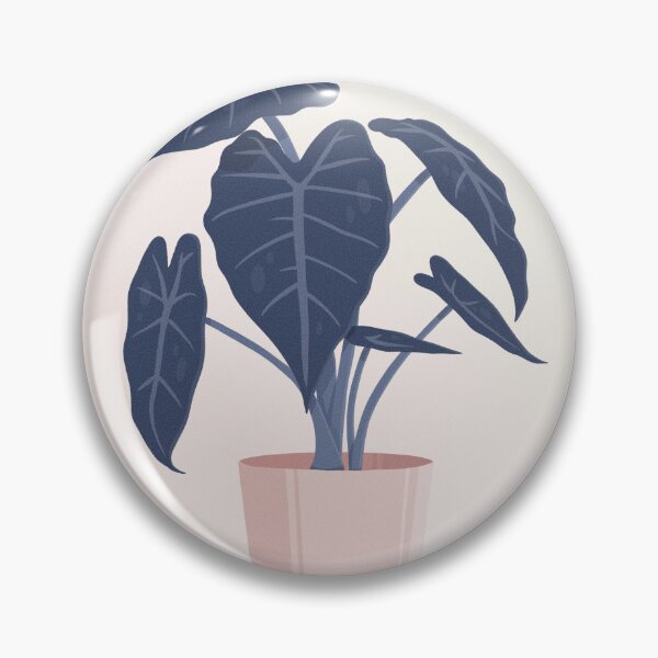 Item preview, Pastel Blue Potted Alocasia Plant designed and sold by Sarah Eichert.