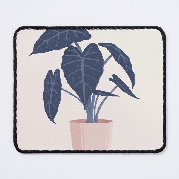 Item preview, Pastel Blue Potted Alocasia Plant designed and sold by Sarah Eichert.