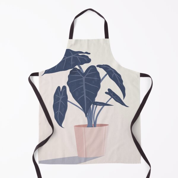 Item preview, Pastel Blue Potted Alocasia Plant designed and sold by Sarah Eichert.