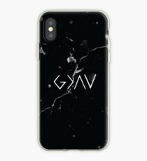 God Is Greater Than The Highs And Lows - Black Marble iPhone Case