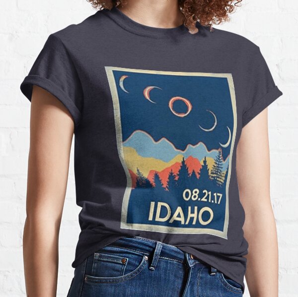 VINTAGE IDAHO SOLAR ECLIPSE 2017 SHIRT Classic T-Shirt