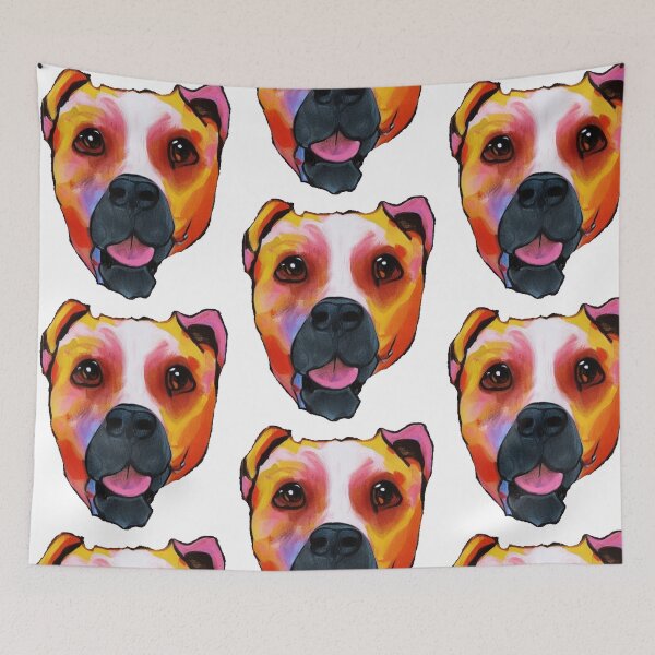 Item preview, Puppy dog head digital painting designed and sold by ODINDISA.