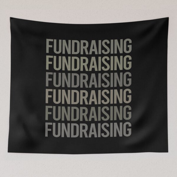 Item preview, Gray Text Art Fundraising Fundraiser designed and sold by TartSpiderWeb.