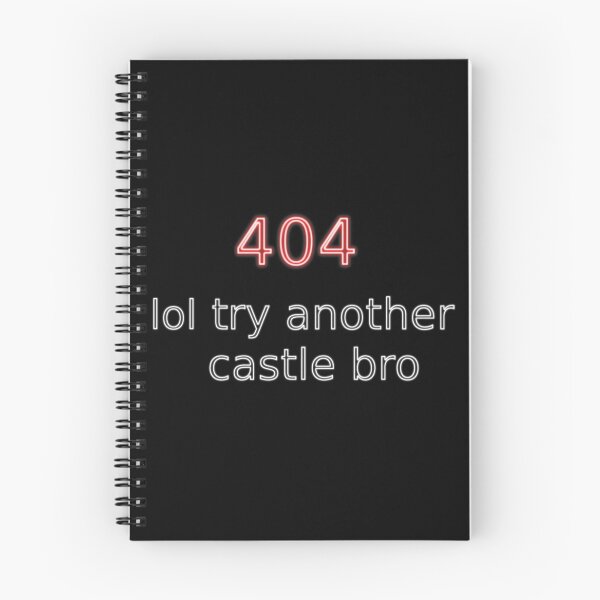 Item preview, 404 lol try another castle bro designed and sold by findingNull.