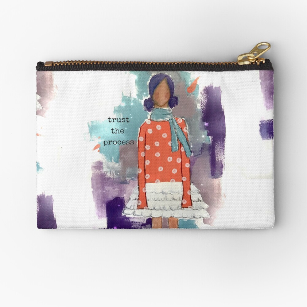 Trust The Process Zipper Pouch