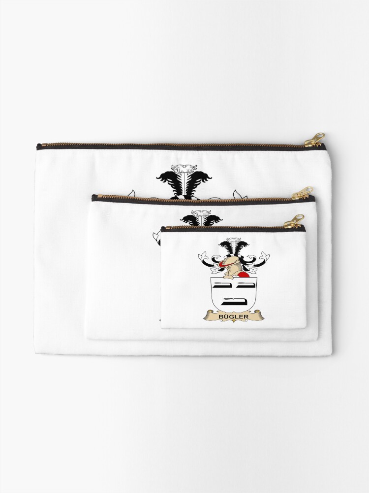 Thumbnail 2 of 4, Zipper Pouch, Bugler  designed and sold by HaroldHeraldry.