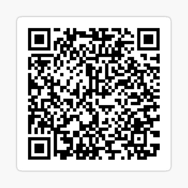 Blender QR code scan Sticker