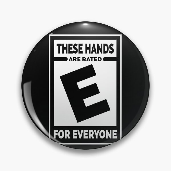 Item preview, E rated Hands Classic T Shirt designed and sold by Mosrbert100.