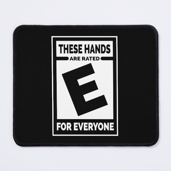 Item preview, E rated Hands Classic T Shirt designed and sold by Mosrbert100.