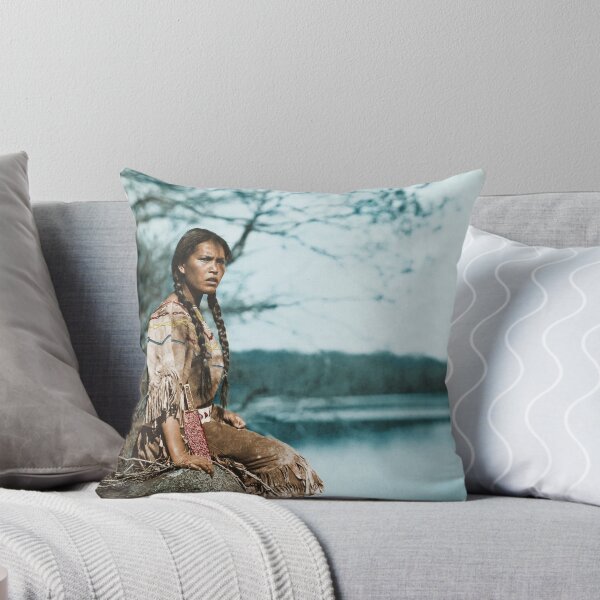 Item preview, Ponemah by the Lake - Ojibwe Woman - American Indian designed and sold by DanKeller.