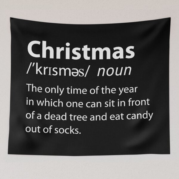 Item preview, Christmas Funny Dictionary Definition designed and sold by TravelScientist.
