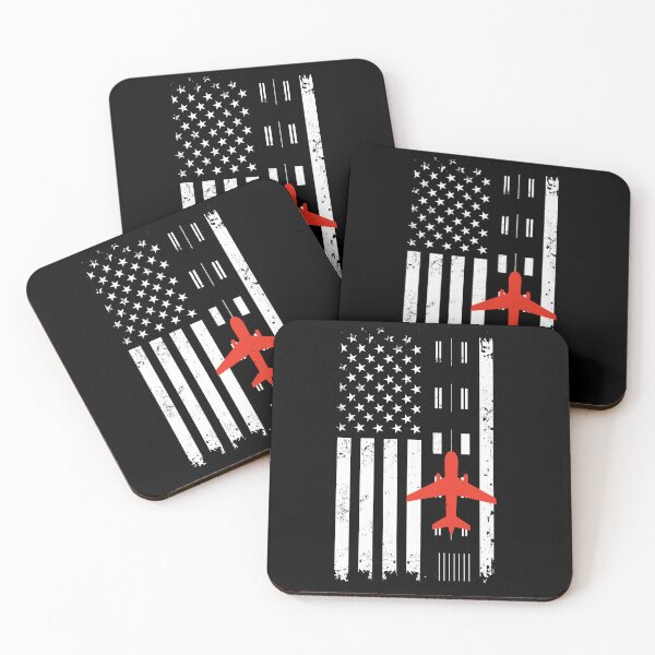 Item preview, Air Traffic Controller Distressed Vintage USA Flag: ATC Airplane Runway Air Traffic Control Gift designed and sold by Adexyl.