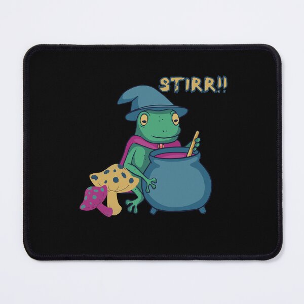 Item preview, HALLOWEEN FROG WITCH STIRRING - SCARY HALLOWEEN designed and sold by Kimirina.