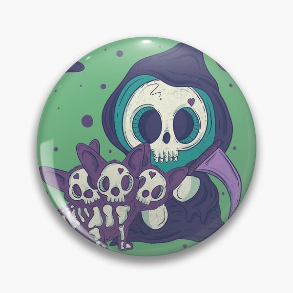 Item preview, Grim and his hell hound designed and sold by Jess.a.creates.