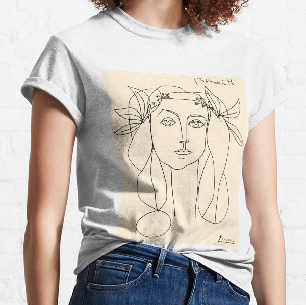 HEAD 1946 : Vintage Abstract Print Classic T-Shirt