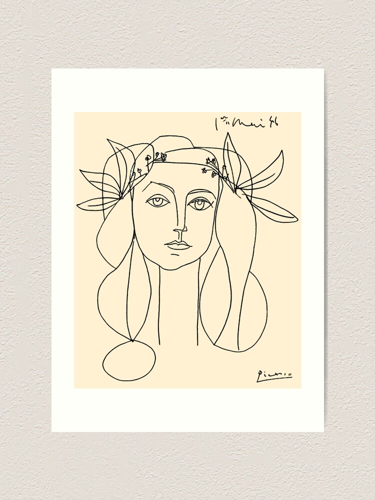 Alternate view of HEAD 1946 : Vintage Abstract Print Art Print