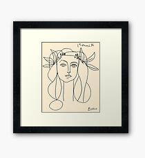 HEAD 1946 : Vintage Abstract Print Framed Print