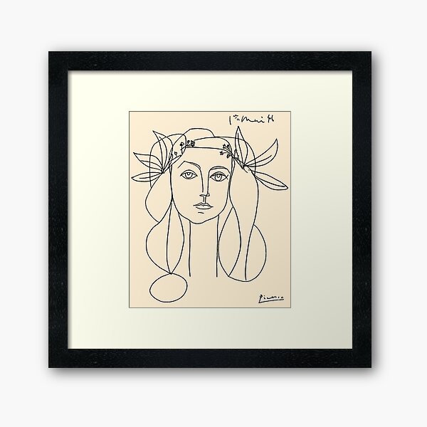 HEAD 1946: Vintage Abstract Print Impression encadrée
