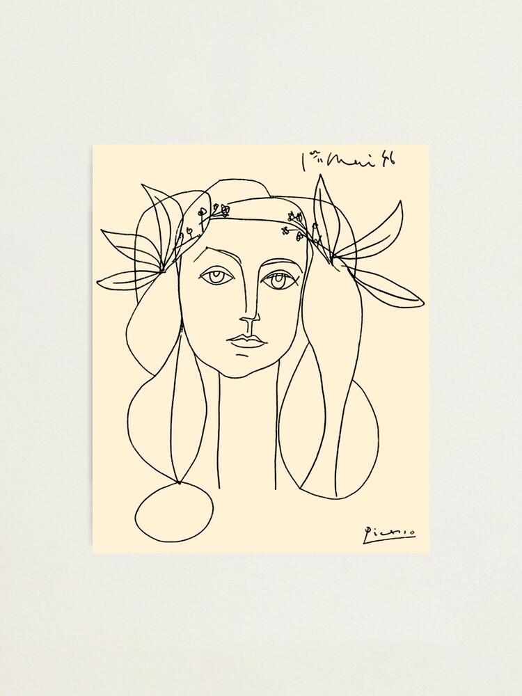 Alternate view of HEAD 1946 : Vintage Abstract Print Photographic Print