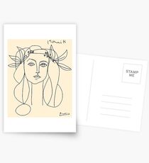 HEAD 1946 : Vintage Abstract Print Postcards