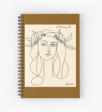 Cuaderno de espiral CABEZA 1946: impresión abstracta de la vendimia