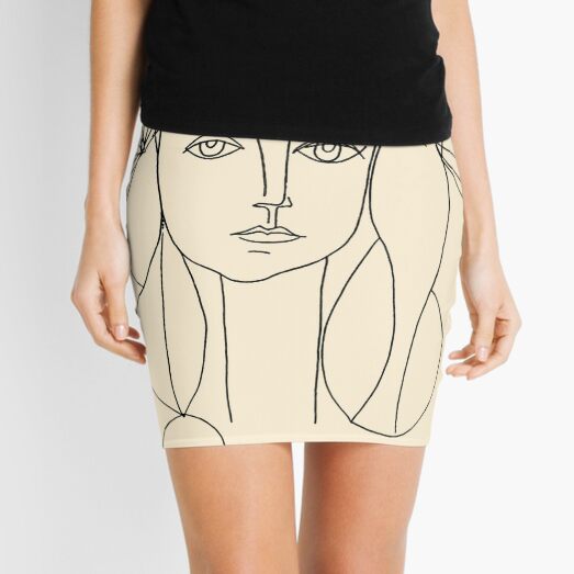 HEAD 1946 : Vintage Abstract Print Mini Skirt