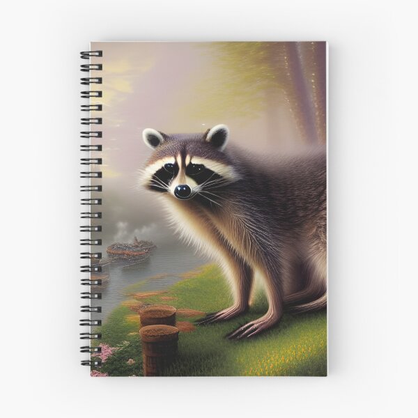 Item preview, Raccoon Fantasy Scene Art AI Generated Artwork designed and sold by RaccoonUprising.