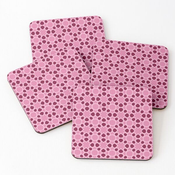 Item preview, Pink Shades Islamic Geometric Pattern designed and sold by ZamZamDesign.
