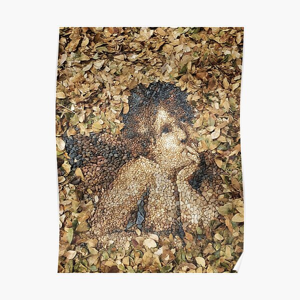 Pebble Cherub Poster