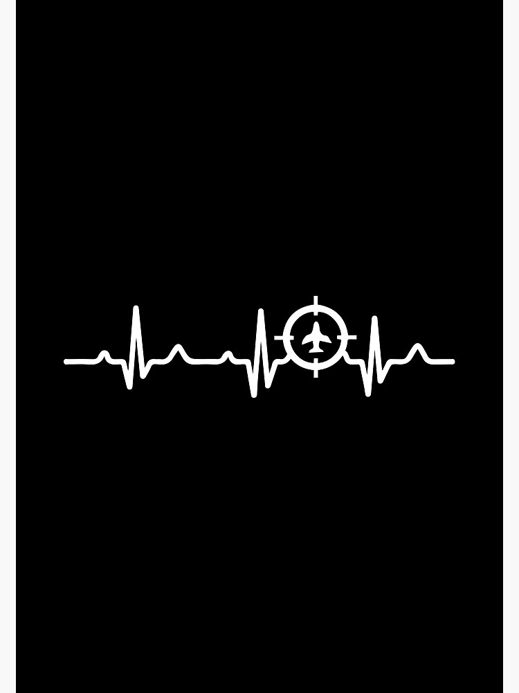 "Air Traffic Controller Heartbeat Radar EKG Heart Rate ATC Funny Air Traffic Control Gift