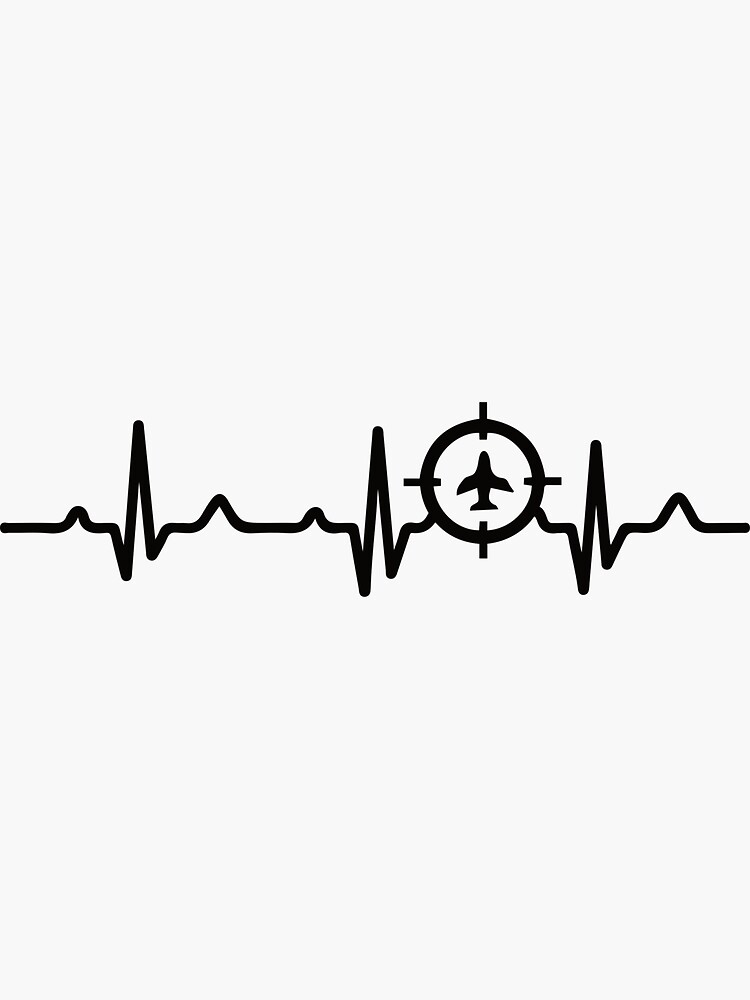 "Air Traffic Controller Heartbeat Radar EKG Heart Rate ATC Funny Air Traffic Control Gift